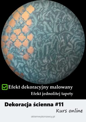 Kurs online - Efekt dekoracyjny "Jednolitej tapety"