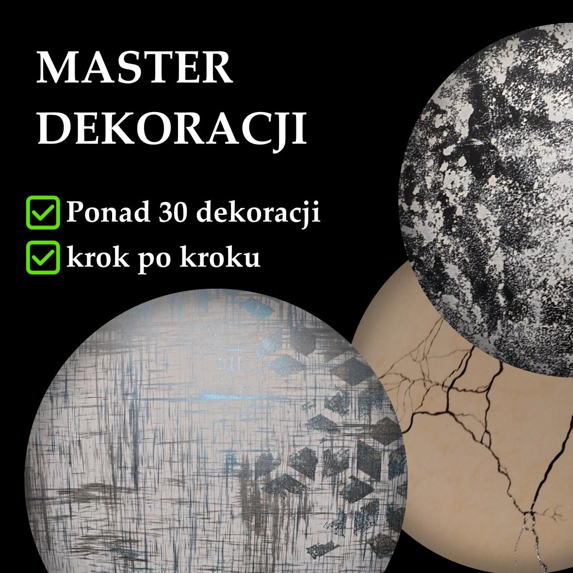 MASTER DEKORACJI – 30 Tynków i dekoracji