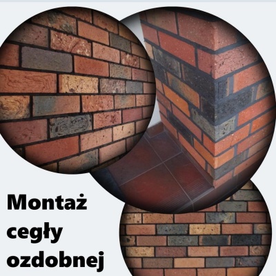 Montaż cegły ozdobnej