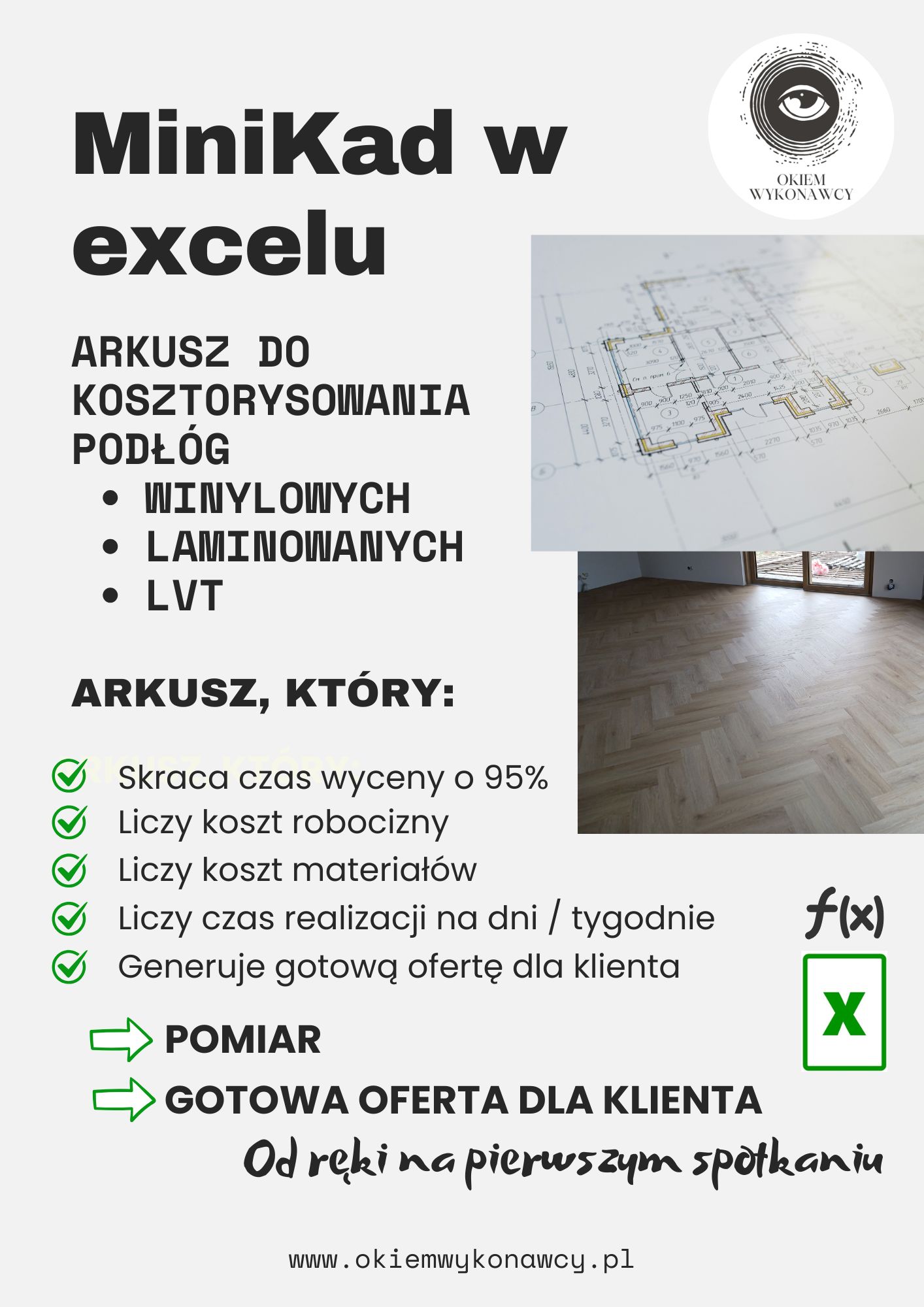 minikad podłogi z opisem