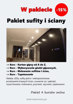 Pakiet Sufity i ściany - 4 kursy online